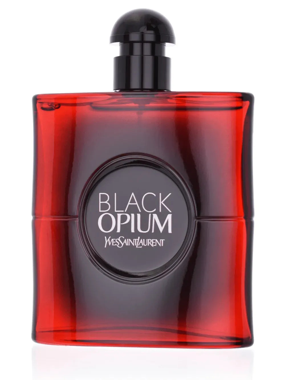 Yves Saint Laurent Black Opium Eau de Parfum Over Red "Tester"